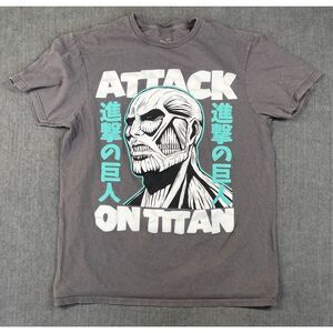 Attack On Titan T‎ Shirt Men M Gray Final Season Anime Manga Crunchyroll Ripple